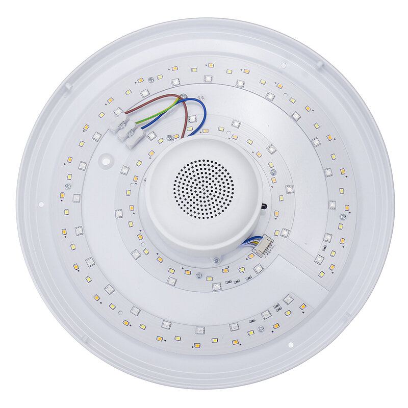 Wifi Led Stropní Lampa S Bluetooth Reproduktorem Led Změna Barvy S Dálkovým Ovládáním Rgb Hudební Stmívatelná S App Control 3000-6500k Pro Alexa Google Home