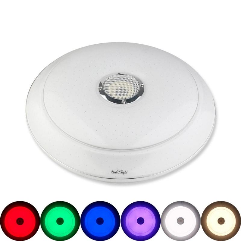 Youoklight 36w Rgb Stmívatelný Bluetooth Reproduktor Hudba Led Stropní Světlo Ovládací Lampa App Ac220v