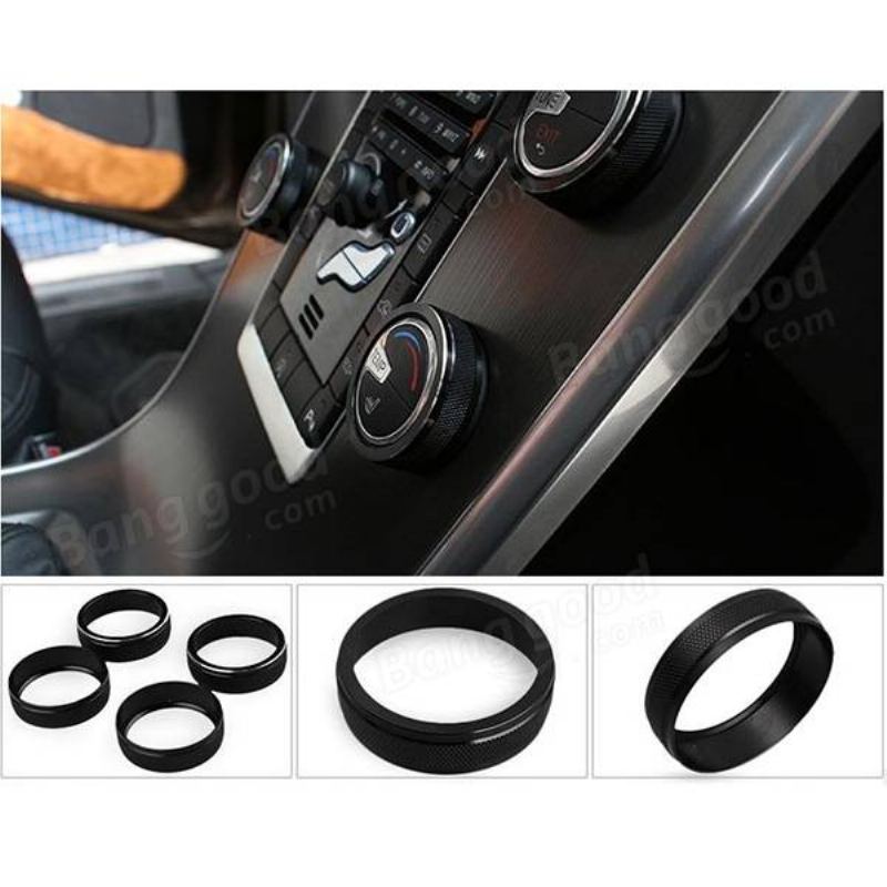 1ks Car Alu Dekorative Covers Stereo A/c Gomb Circles Ring Pro Volvo S60 V60 Xc60 S60l S80 V40