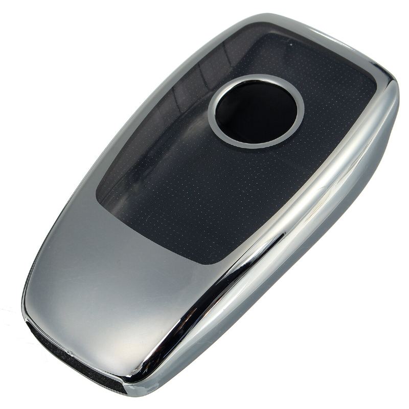 2v1 Tpu Dálkové Ovládání Smart Key Case Fob Kryt S Fólií Na Tlačítka Pro Benz E/s Class E300 E400 S63 S65