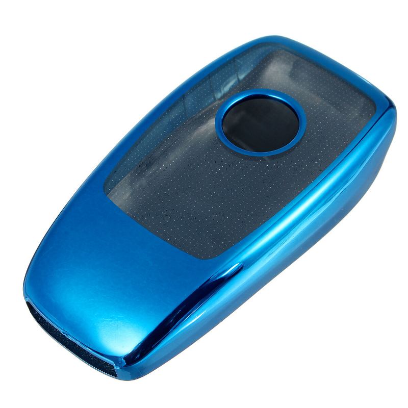 2v1 Tpu Dálkové Ovládání Smart Key Case Fob Kryt S Fólií Na Tlačítka Pro Benz E/s Class E300 E400 S63 S65