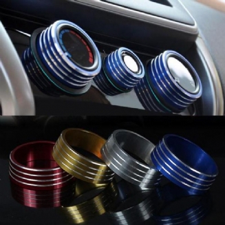 3ks/sada Cars Alu Decoration Stereo Klimatizace Knob Ring Pro Honda New City Vezel Fit Xrv