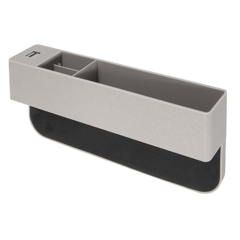 Autosedačka Gap Slit Catcher Úložná Schránka Pouzdro Kapesní Organizér Držák 2 Usb Port