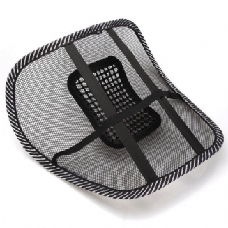 Autosedačka Křeslo Masáž Zad Bederní Opěrka Mesh Ventilate Cushion Pad