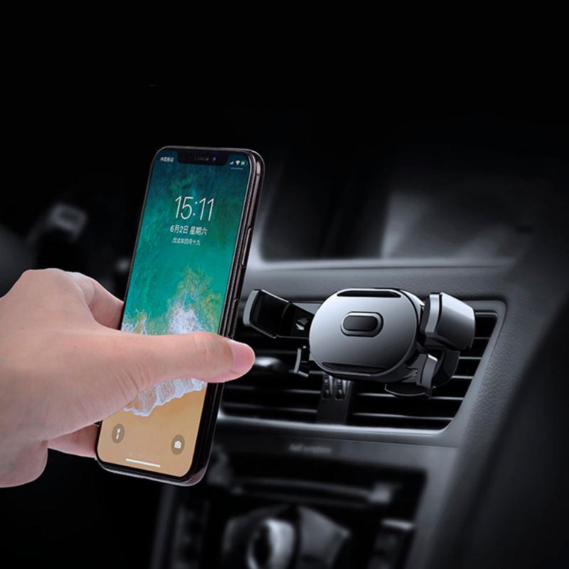 Crab Touch Linkage Auto Lock Car Air Ventil Otočný Držák Telefonu Univerzální Montážní Stojan Pro Iphone X