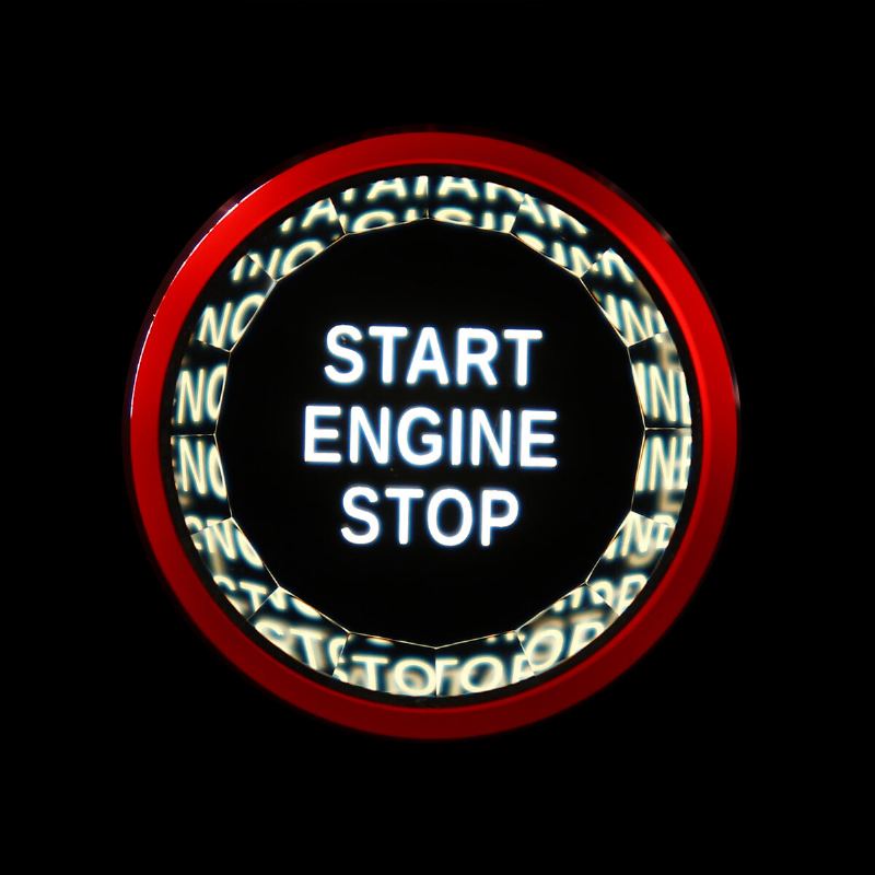 Kryt Tlačítka Crystal Start Stop Spínače Motoru Pro Jaguar