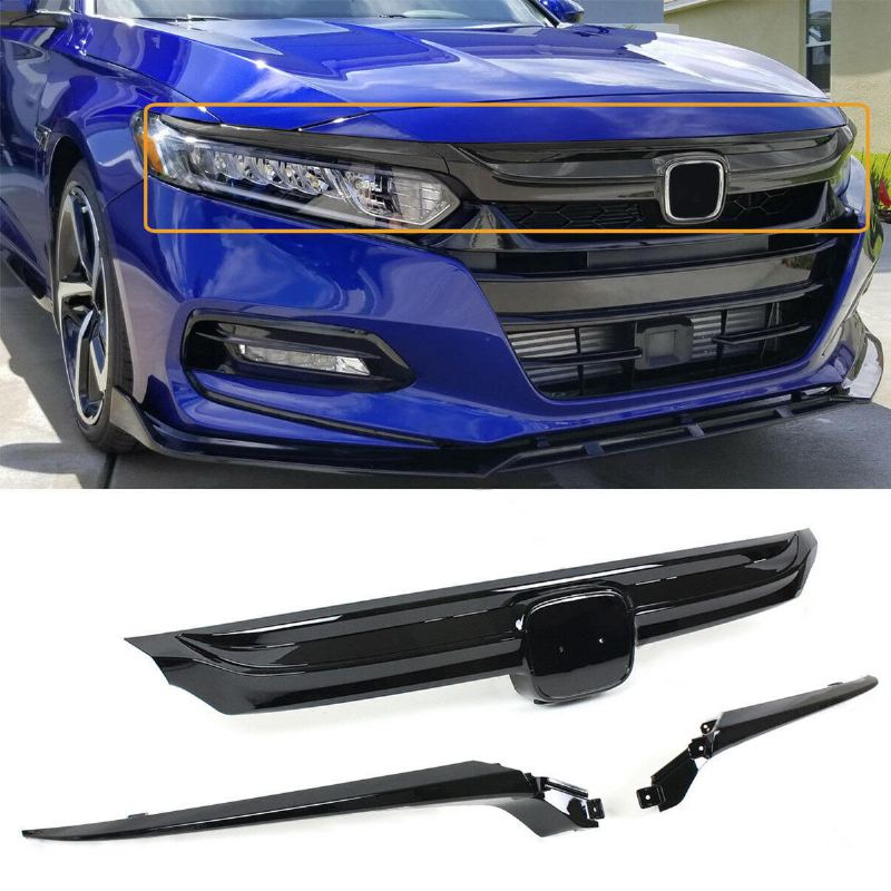 Pro 2023-2019 10th Gen Honda Accord Sedan Jdm Sport Style Glossy Black