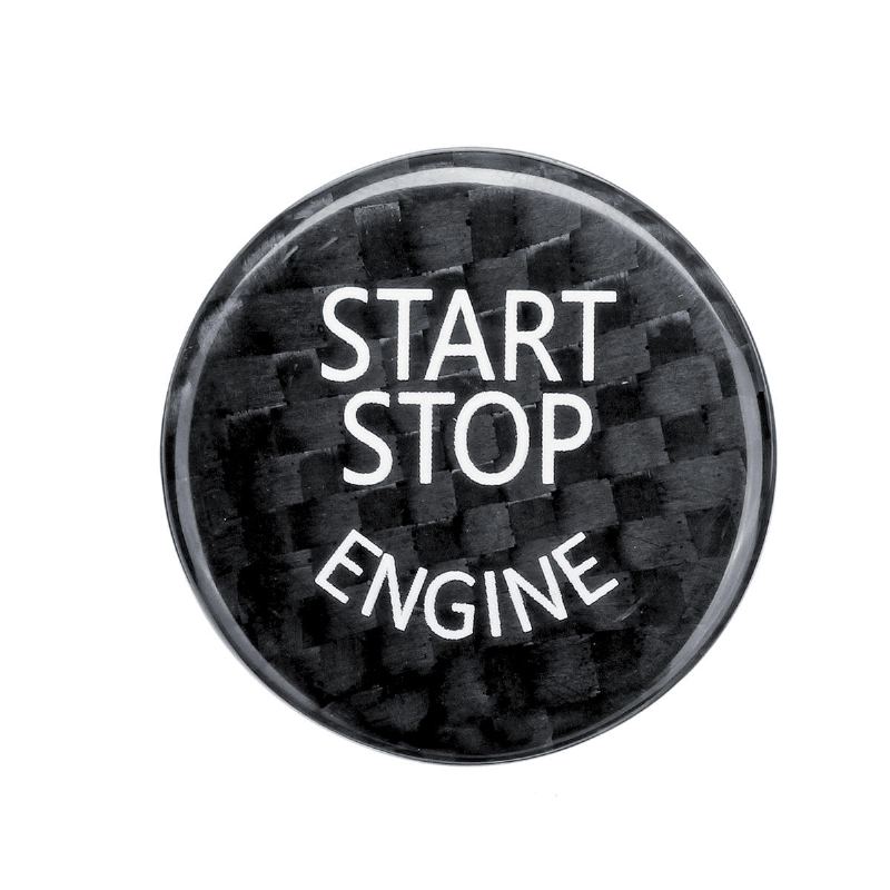 Start Stop Tlačítko Motoru Spínač Auta Uhlově Černý Kryt Pro Bmw F/g Classis F01 F02 F10 G37