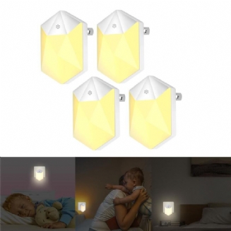0.5w Světelný Senzor Plug-in Led Noční Nástěnná Lampa Pro Dětskou Ložnici Domů Ac100-240v