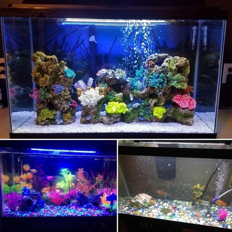 15cm/25.5cm/35.5cm/45.5cm/55.5cm Vodotěsné Led Ryby Tank Světlo Rgb Akvárium Světla Vícebarevná Ponorná Lampa