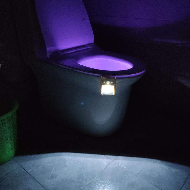 16 Barev Led Indukční Toaletní Světlo S Aromaterapeutickým Toaletním Senzorem Noční Osvětlení