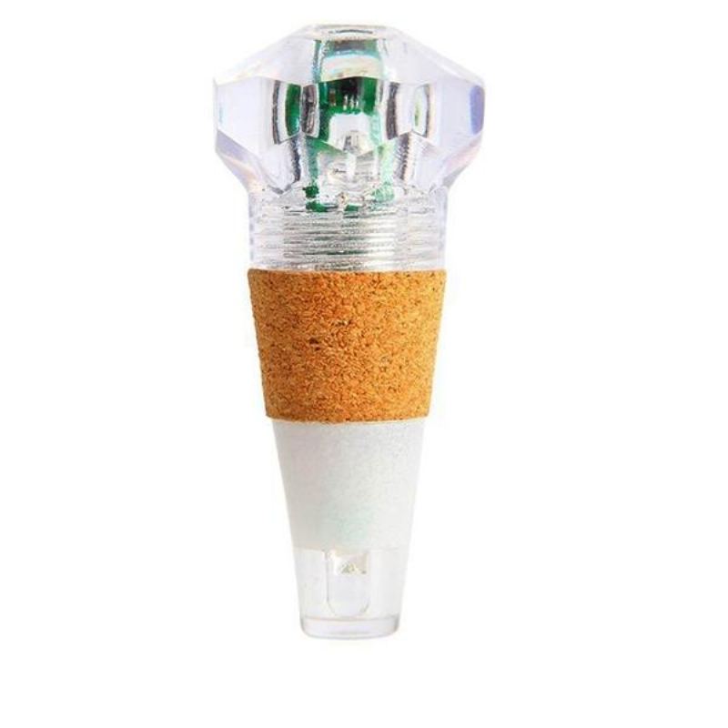 1w Barevné Led Víčko Na Víno Ve Tvaru Diamantu Cork Light Usb Dobíjecí Domácí Párty Dekorace