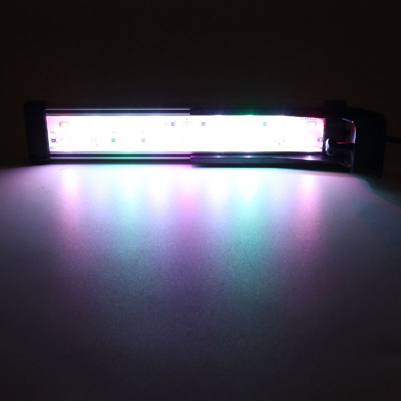 22cm 18led Rgb Světlo Do Akvária Na Ryby Vysoce Svítivá Dvojitá Drenážní Vodní Lampa