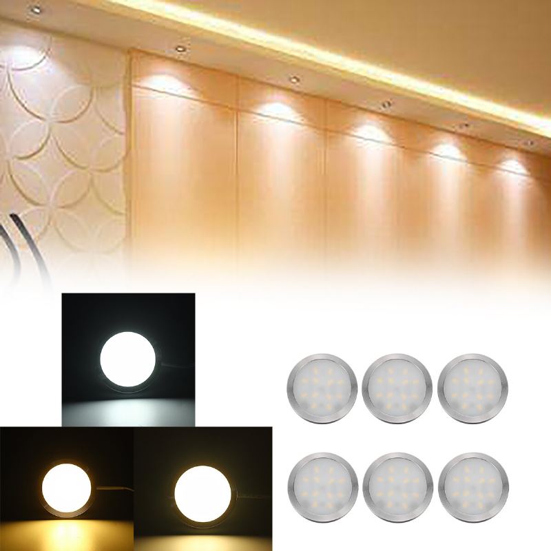 2.5w 6v1 Led Osvětlení Pod Skříňkou Stropní Panel Dole Tenká Kuchyňská Skříňka Vestavná Lampa Dc12v