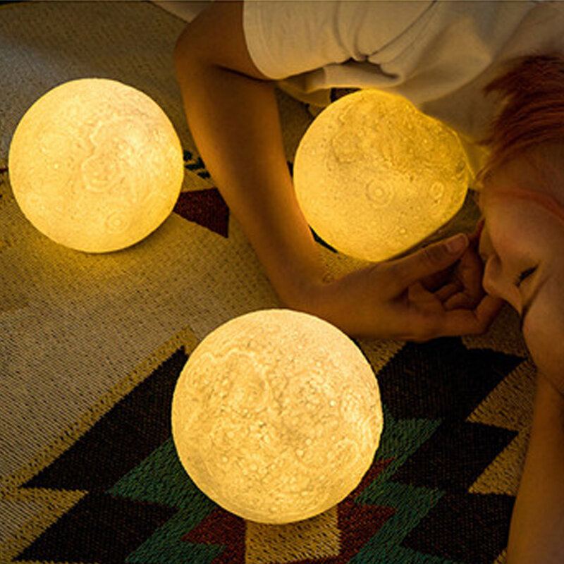 3d Pvc Moon Light Dálkové Stmívání Led Small Usb Nabíjecí Noční Aroma Světlo