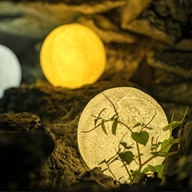 3d Pvc Moon Light Dálkové Stmívání Led Small Usb Nabíjecí Noční Aroma Světlo