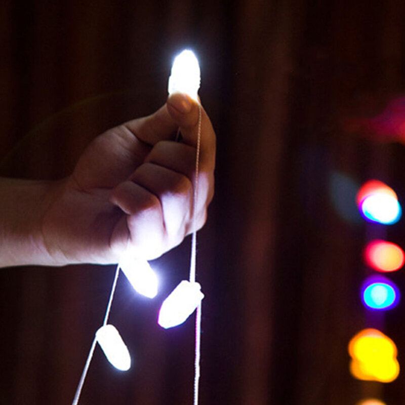 50ks/šarže Led Lampy Balónová Světla Pro Papírové Lucerny Balón Vícebarevná Dekorace Na Vánoční Večírek