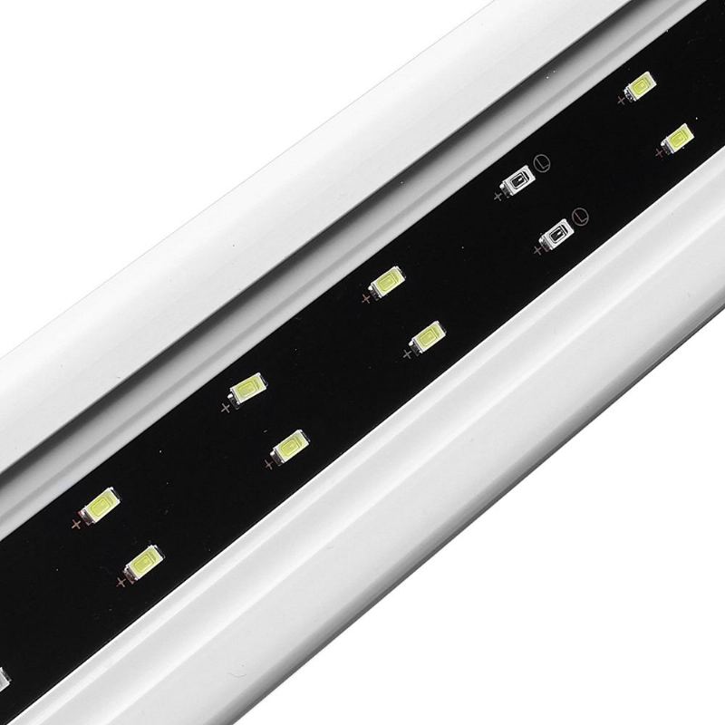 6w 20 Led Světelný Panel Akvária S Modrým A Bílým Světlem Nastavitelný Hliník