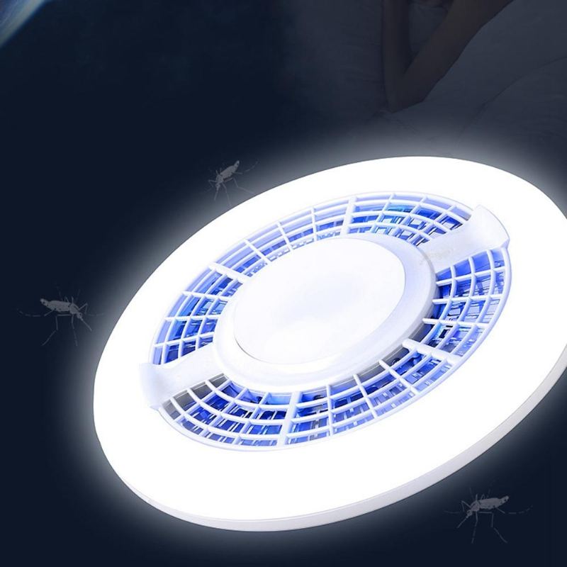 Ac100-265v 6500k E27 Ufo Lampa Na Hubení Komárů Led Žárovka Odpuzující Uv Pro Domácí Zahradní Ložnici