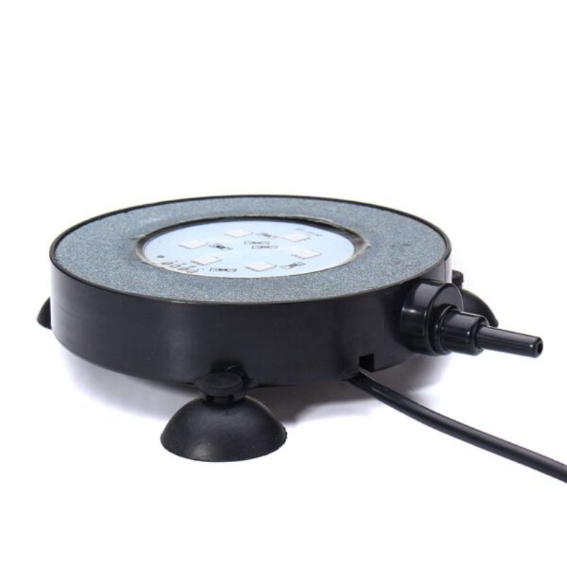 Akvarijní Nádrž Na Ryby Rgb 6 Led Bubble Light Podvodní Dálkový Ovladač