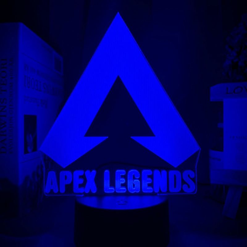 Apex Legends Logo Noční Světlo Led Barva Měnící Pro Herní Nápady Na Výzdobu Místnosti Skvělá Akce Cena Hráči Narozeniny Dárek Usb Lampa