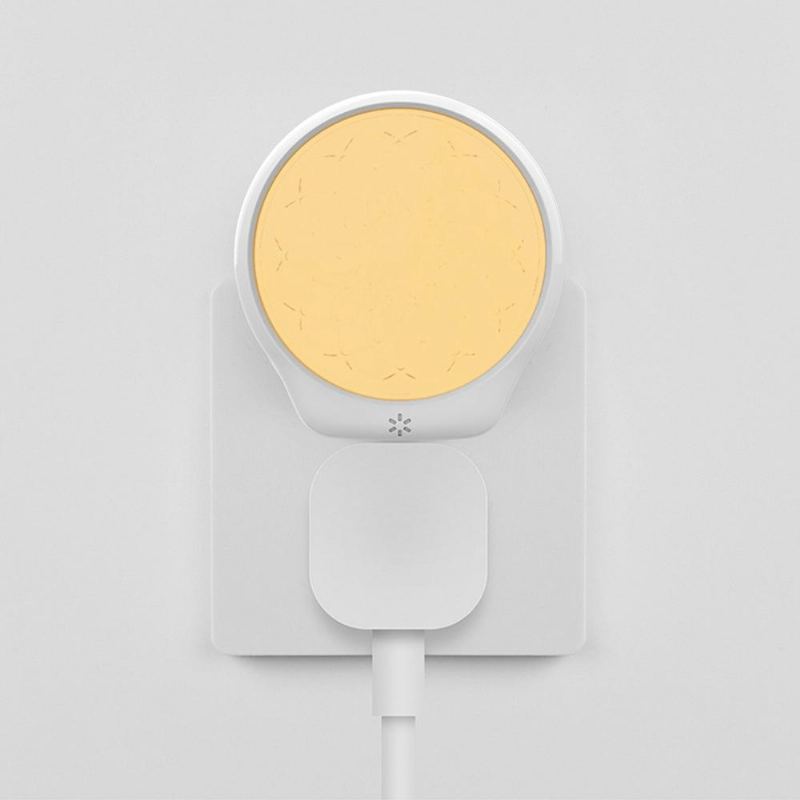 Inteligentní Světelný Senzor Led Plug-in Nástěnná Noční Lampa S Květinovým Vzorem Osvětlení Pro Domácí Ložnici Ac100-240v