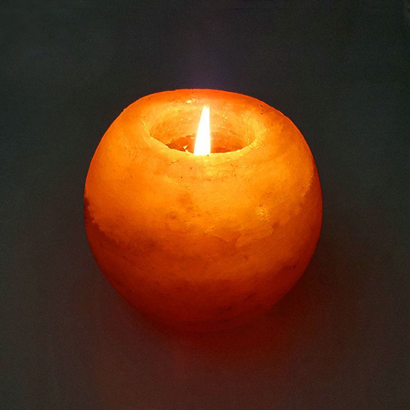 Křišťálový Himálajský Noční Svícen Stolní Lampa Na Čištění Vzduchu Natural Salt Rock Tea Light