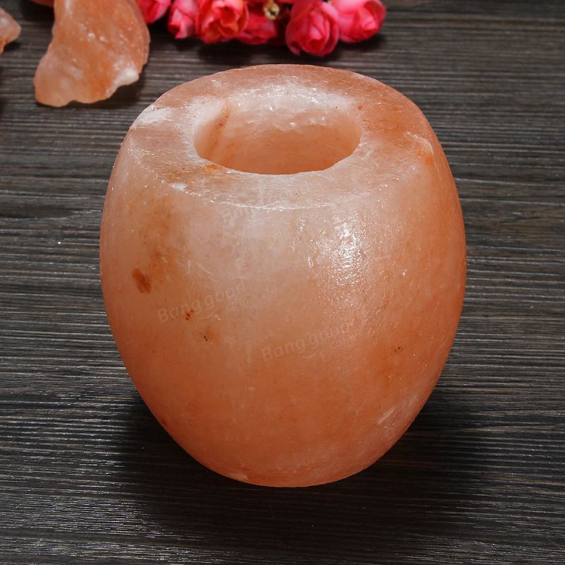 Křišťálový Himálajský Noční Svícen Stolní Lampa Na Čištění Vzduchu Natural Salt Rock Tea Light