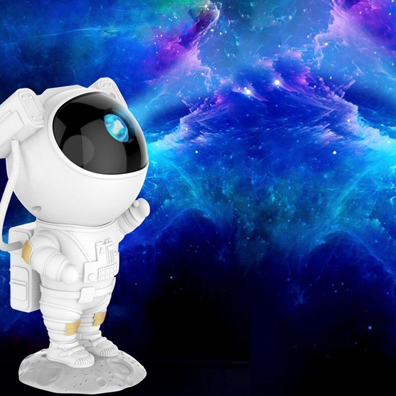 Led Creative Astronaut Galaxy Projector Lamp Gypsophila Projection Hvězdné Noční Světlo Pro Děti Domácí Dekorace