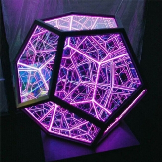 Led Noční Světlo Infinite Dodecahedron Color Art Light Decor Novinka Vánoční Dárek Cool Technology Dekorace Home