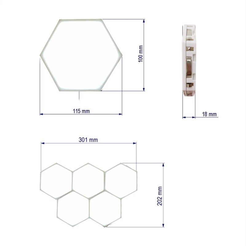 Led Noční Světlo Quantum Lamp Modulární Dotyková Světla Osvětlení Citlivé Na Dotek Led Lampa Magnetická Domácí Interiérová Dekorace