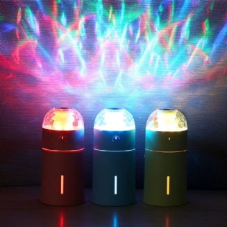 Nový Ultrazvukový Zvlhčovač Magic Cup S Barevnými Led Světly Pro Domácí Autokancelář Mini Aroma Difuzér Čistička S Automatickým Vypnutím