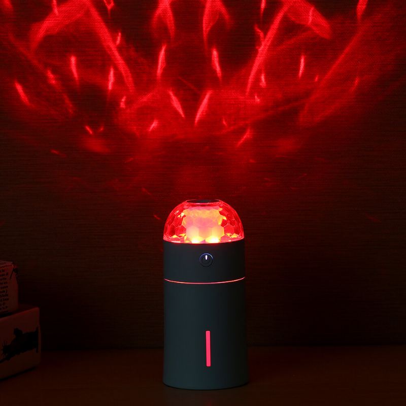 Nový Ultrazvukový Zvlhčovač Magic Cup S Barevnými Led Světly Pro Domácí Autokancelář Mini Aroma Difuzér Čistička S Automatickým Vypnutím