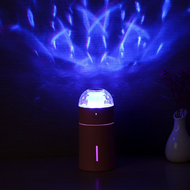 Nový Ultrazvukový Zvlhčovač Magic Cup S Barevnými Led Světly Pro Domácí Autokancelář Mini Aroma Difuzér Čistička S Automatickým Vypnutím