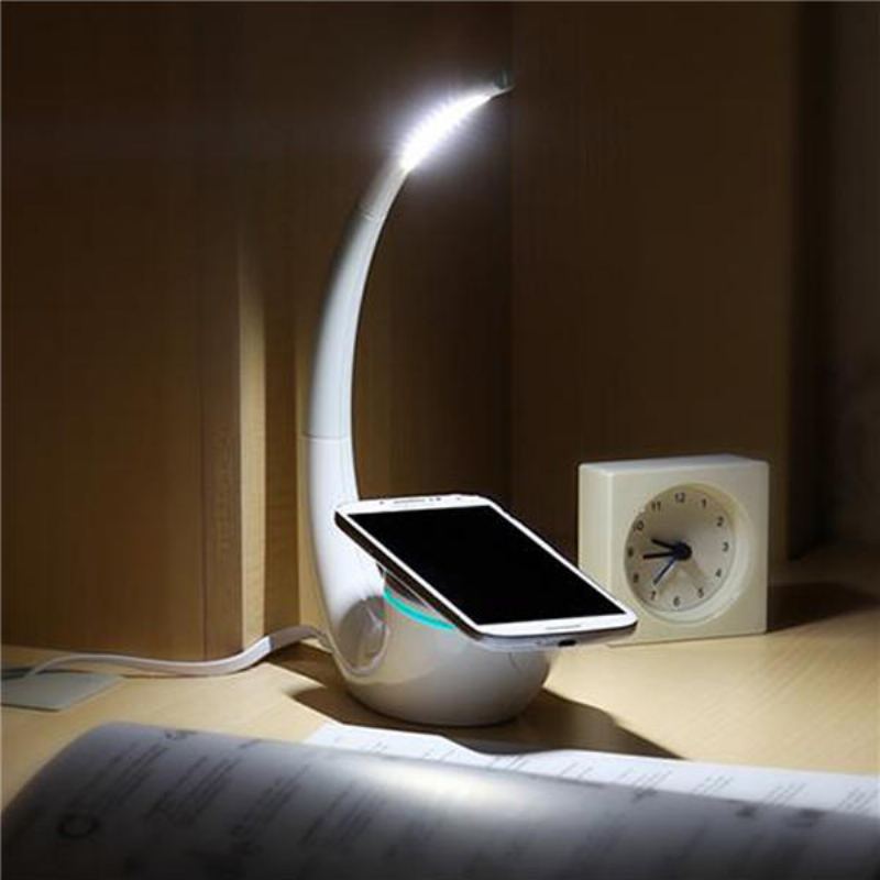 Phantom Qi Inteligentní Energeticky Úsporná Bezdrátová Nabíjecí Stolní Lampa Pro Apple Samsung S6 Iwatch