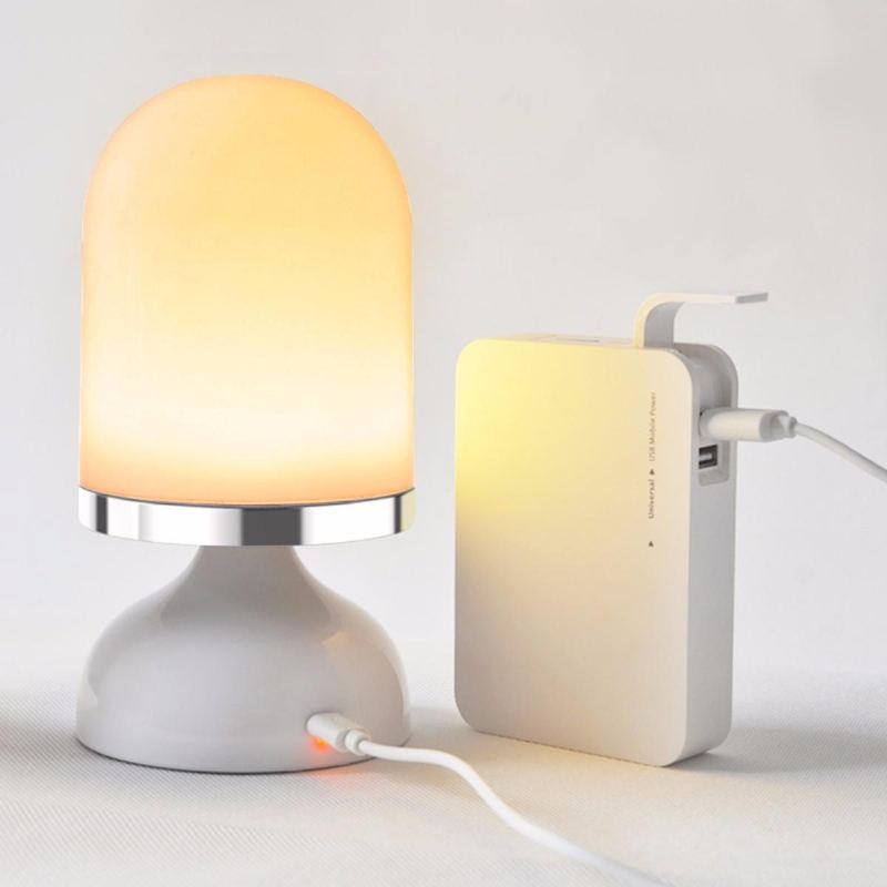 Přenosné Usb Dobíjecí Led Noční Světlo Závěsné Stolní Lampa Se Senzorem Vibrací