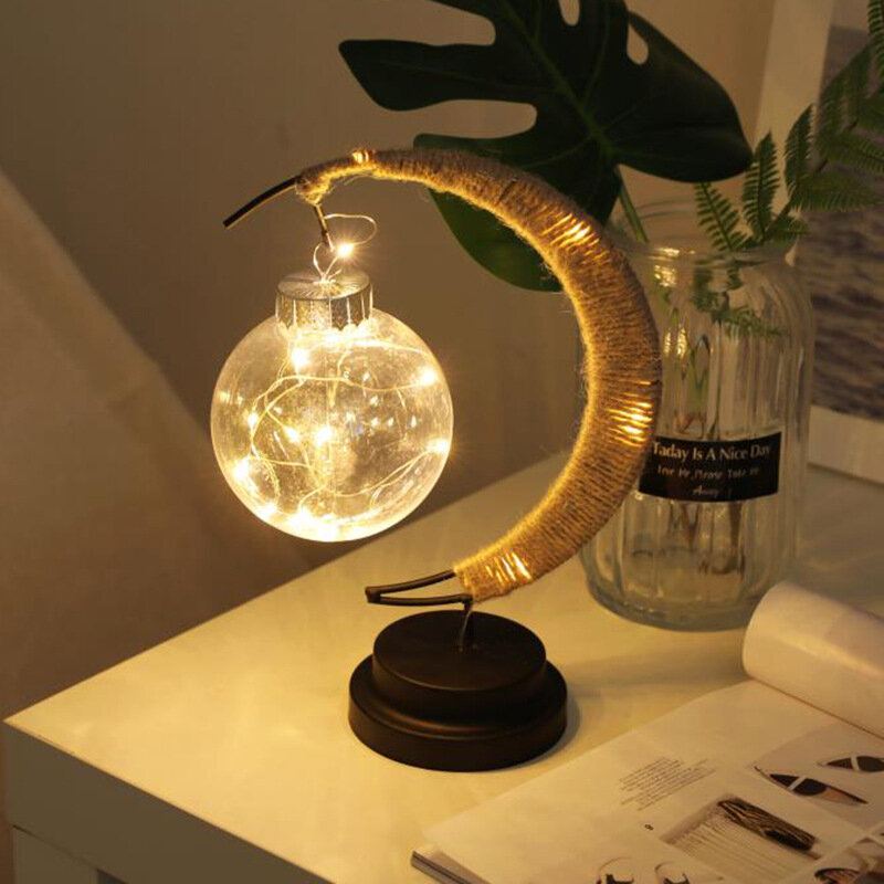 Světelná Pamětní Lampa Ve Tvaru Půlměsíce Pro Modelování Koule Led Pro Domácí Dekoraci