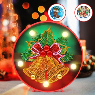 Vánoční Stromeček Led Noční Světlo Diy Diamond Domácí Ložnice Barevná Dekorativní Lampa