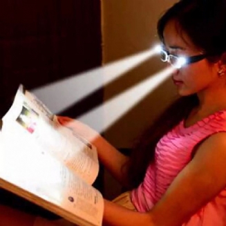 Vícepevnostní Brýle Na Čtení Led Muž Žena Unisex Dioptrická Lupa Přisvícení Noční Presbyopické