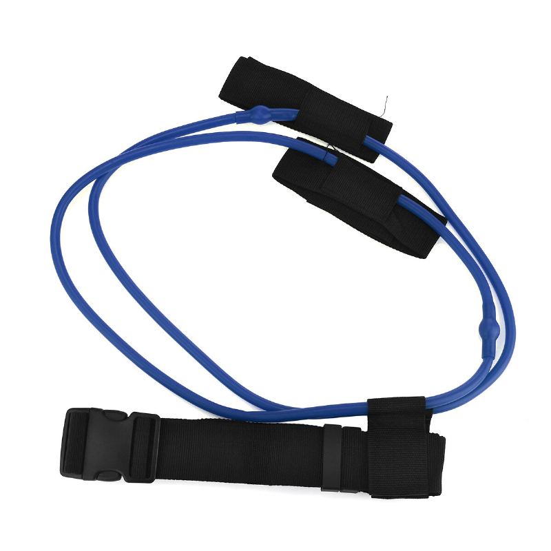 10-40 Lbs Pedál Resistance Band Ženy Beder Trainer Pás Gumy Cvičení Fitness Bandy Tělo Glute Svaly Trenér