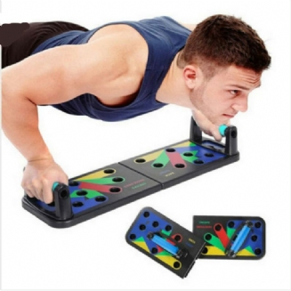 12-v-1 Skládací Svalový Trénink Push-up Board Domů Push Up Stand Fitness Cvičební Nástroje