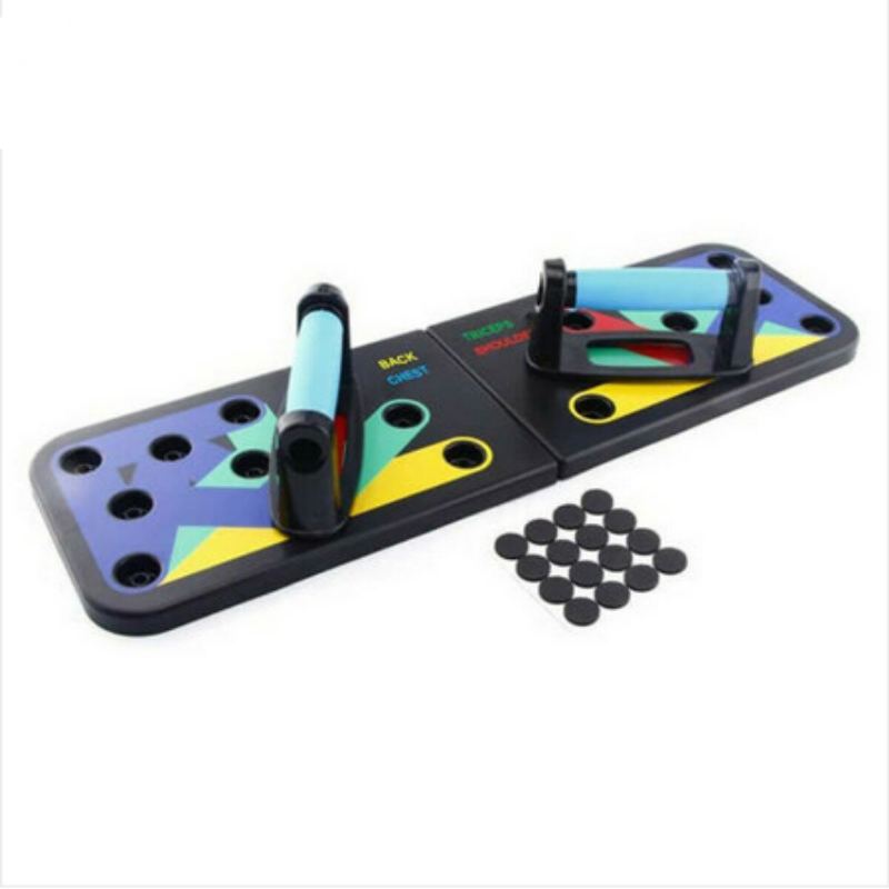 12-v-1 Skládací Svalový Trénink Push-up Board Domů Push Up Stand Fitness Cvičební Nástroje