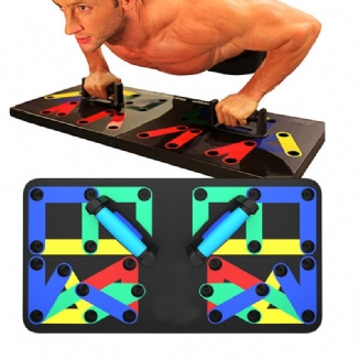 14 V 1 Multifunkční Skládací Push Up Board Domácí Posilovna Svalový Trénink Nástroje Pro Fitness Cvičení