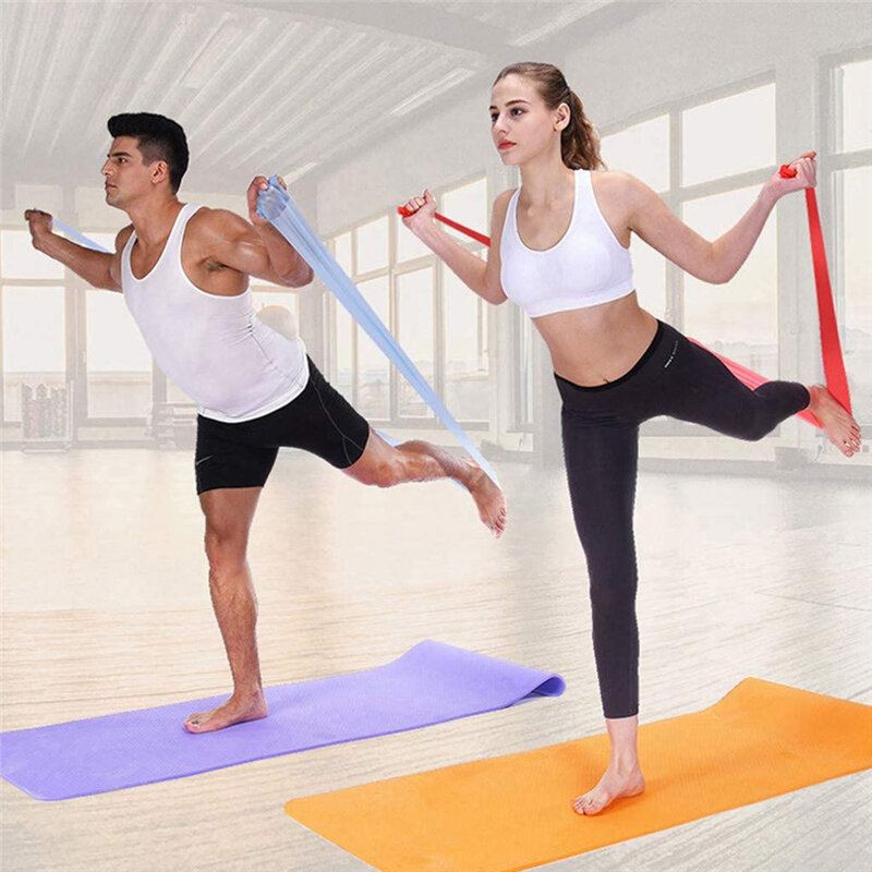 1.5 M Posilovací Gumy Na Jógu Fitness Pilates Flexbands Gym Training Cvičení Stretch Pás