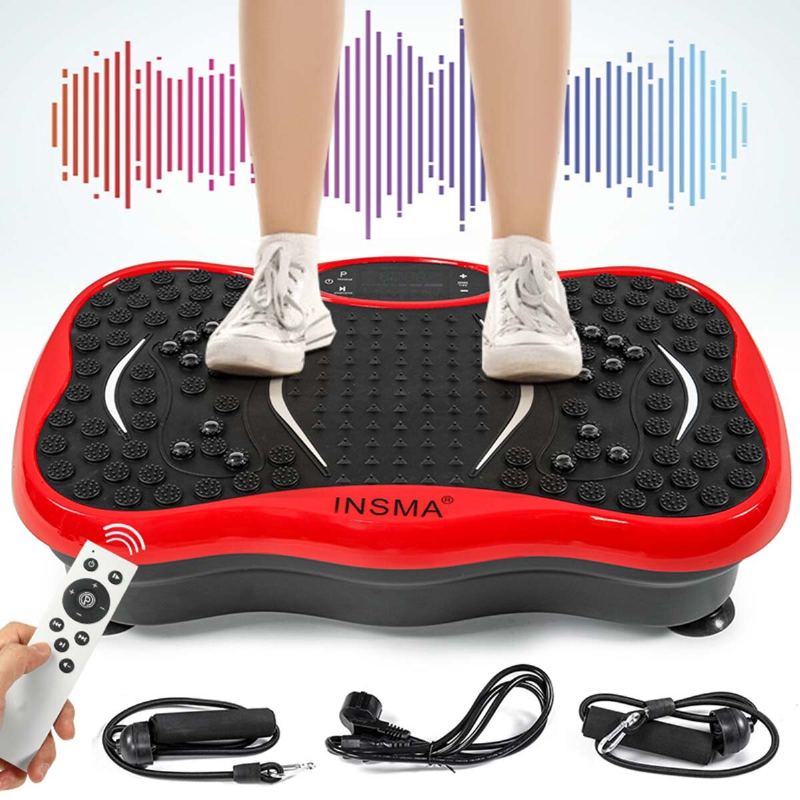 299rychlostní Hifi Vibrační Trenažér Deska Platforma Tenký Masážní Stroj Excersize Fitness S Bluetooth Music 110v