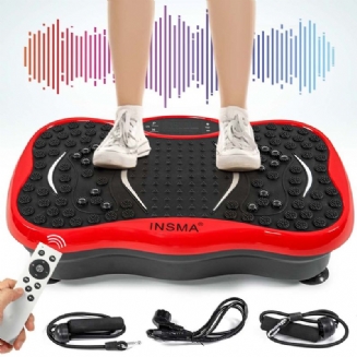 299rychlostní Hifi Vibrační Trenažér Deska Platforma Tenký Masážní Stroj Excersize Fitness S Bluetooth Music 110v