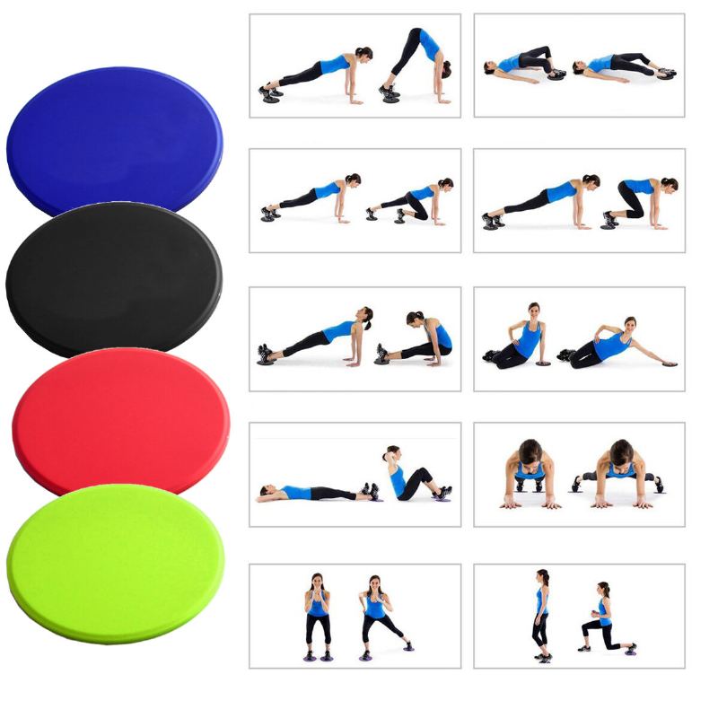 3ks Fitness Core Sliders Pad Odporové Pásky Sada Protiskluzové Kluzné Slider Sportovní Podložky Na Jógu