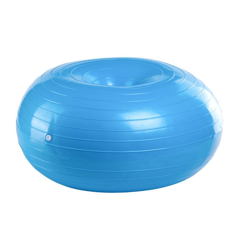 50cm Míče Na Jógu Donut Cvičení Anti-burst Bola Fitness Protiskluzové Gym Pilates Masážní Míč S Pumpou