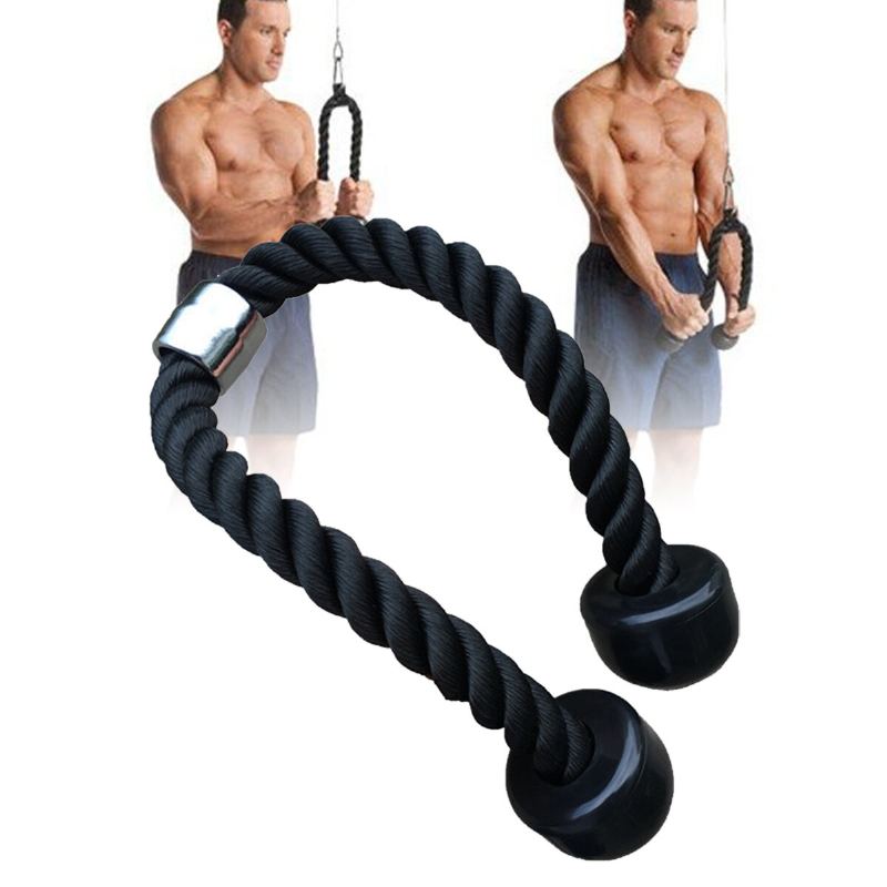 7pcs/set Triceps Biceps Tažný Lano Kabel Svalová Síla Tréninkový Nástavec Domácí Cvičení V Posilovně