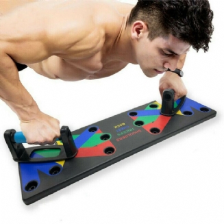 9 V 1 Push-up Board Fitness Cvičení Svalová Síla Trénink Push Up Stojan Domácí Cvičební Nástroje